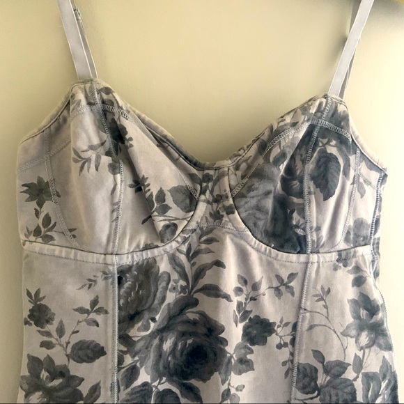 Aritzia Talula Floral Bustier Tank Top - Picture 2 of 6